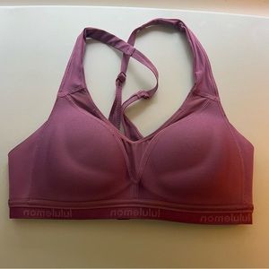 Lululemon women’s purple, sports bra, size 32A NWOT